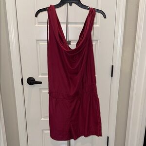 Elegant and Sexy Cowl Neck Sleeveless Romper
